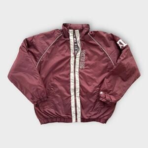 Vintage Starter Texas A&M Aggies Jacket – Maroon Full Zip – Men’s XL